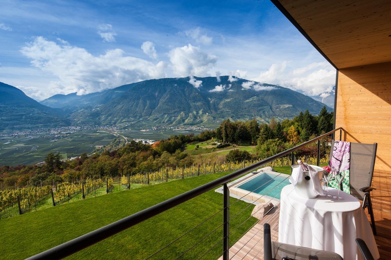 Romantik Chalet Eichenstein im Weinberg Meran Exterior foto